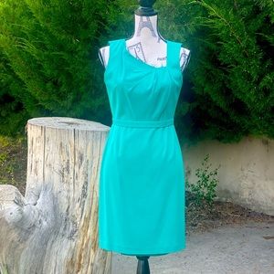 Tahari teal Sheath Dress